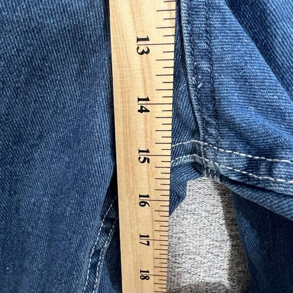 NWT Hisea Denim Carpenter Bib Overalls Men’s 38x32 Workwear - Picture 10 of 16